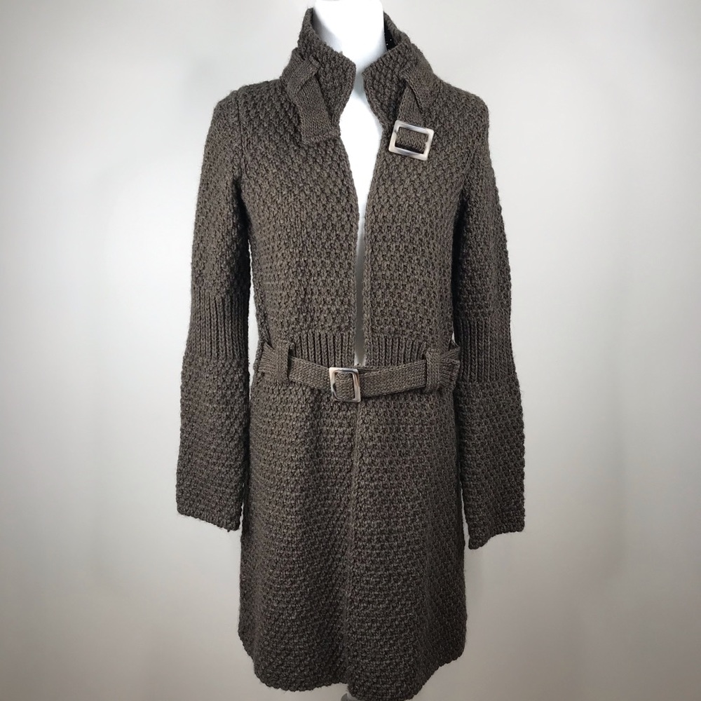 Cocogio Alpaca Long Italian Sweater Coat